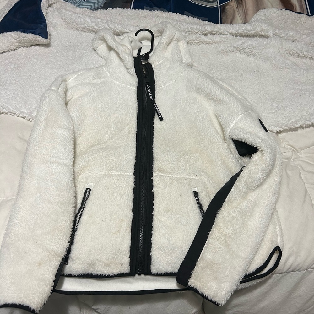 Calvin Klein fuzzy sweater